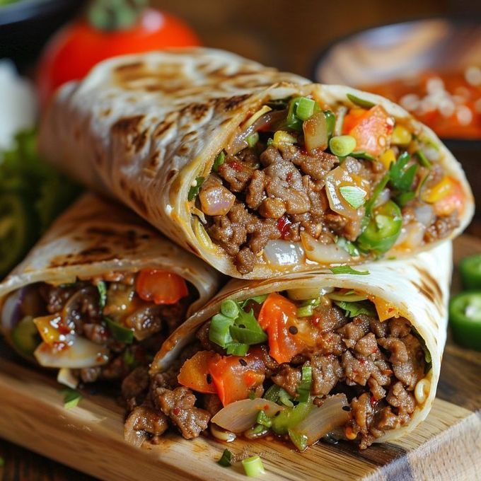 Beef wrap