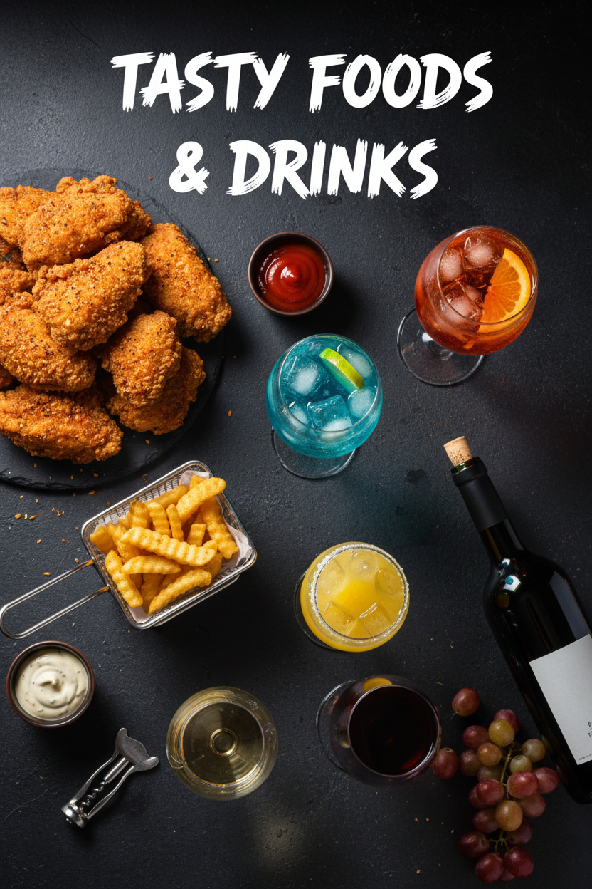 Tasty foods & drinks Flyer - Alternative Design